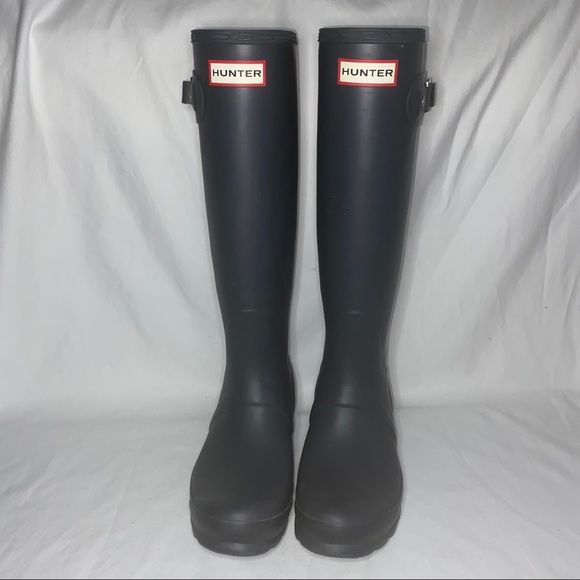 Hunter Shoes - Original Hunter Gray Tall Rain Boots